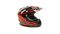 Шлем мото мотард HIZER B6196-1 №4 (L) black/red