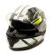 Шлем мото интеграл HIZER B5162 №3 (L) black/lemon