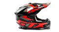 Шлем мото кроссовый GTX 633 №10 (XL) BLACK/RED GREY Шлем мото кроссовый GTX 633 №10 (XL) BLACK/RED GREY