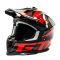 Шлем мото кроссовый GTX 633 №10 (XXL) BLACK/RED GREY