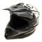 Шлем мото кроссовый HIZER J6803 №2 (L) BLACK/GREY