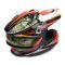 Шлем мото кроссовый HIZER J6803 №5 (M) BLACK/NEON FUCHSIA