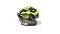 Шлем мото открытый HIZER J228 №1 (M) black/neon yellow