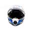Шлем мото мотард HIZER J6802 №6 (XL) white/blue (2 визора)