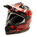 Шлем мото кроссовый GTX 632S №2 (M) BLACK / RED детский (51-52) Шлем мото кроссовый GTX 632S №2 (M) BLACK / RED детский (51-52)