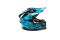 Шлем мото кроссовый GTX 632S №3 (L) BLACK / BLUE детский (53-54)