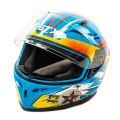 Шлем мото интеграл GTX 578S №2 (L) BLUE / ORANGE YELLOW подростковый Шлем мото интеграл GTX 578S №2 (L) BLUE / ORANGE YELLOW подростковый