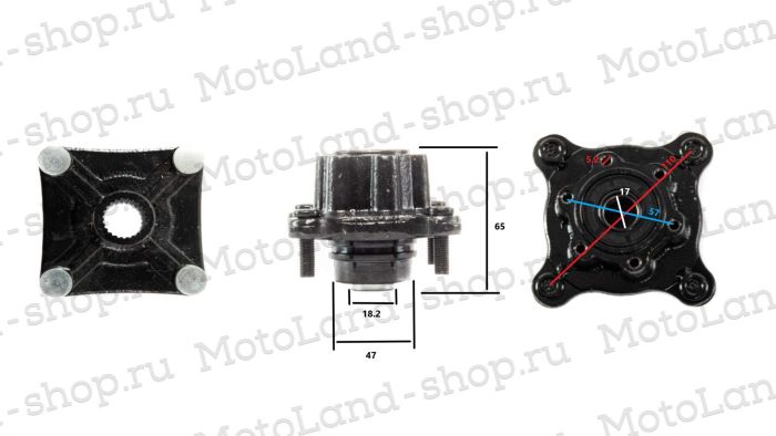 Ступица передняя ATV SHARK 200