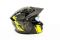 Шлем мото мотард GTX 690 №2 (L) BLACK/FLUO YELLOW GREY
