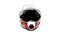 Шлем мото кроссовый HIZER J6801 №5 (S) white/red