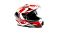 Шлем мото кроссовый HIZER J6801 №5 (XL) white/red