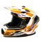 Шлем мото кроссовый HIZER J6801 №7 (M) neon yellow