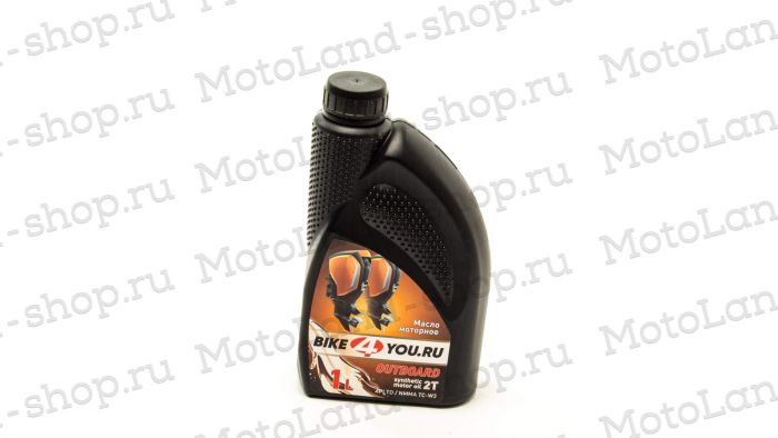 Масло моторное BIKE4YOU Outboard 2T TC-W3 1л