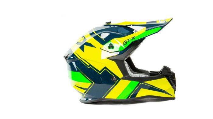 Шлем мото кроссовый GTX 633 №12 (L) GREEN