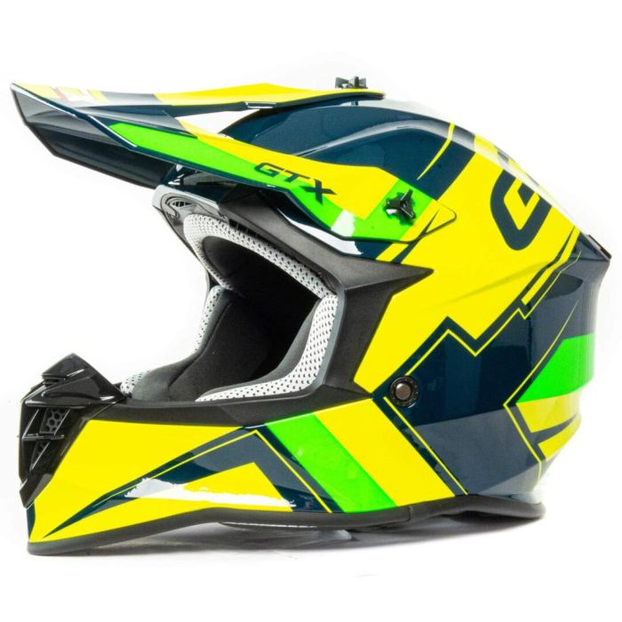 Шлем мото кроссовый GTX 633 №12 (L) GREEN