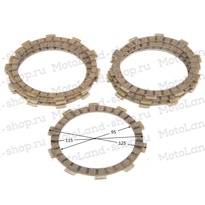 Диски сцепления 250 166MM M7 2str LONCIN