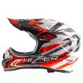 Шлем мото кроссовый HIZER J6805 №1 (S) black/white/orange Шлем мото кроссовый HIZER J6805 №1 (S) black/white/orange