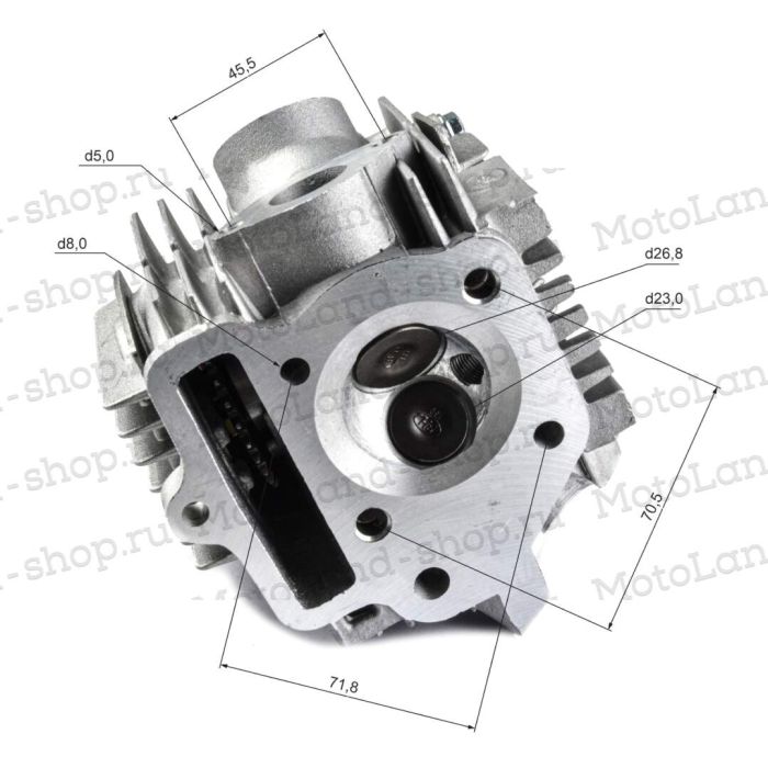 ГБЦ (головка в сборе) 153FMI 125см3 X-TECH