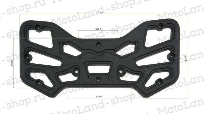 Пластик багажник задний ATV WILD 125 X