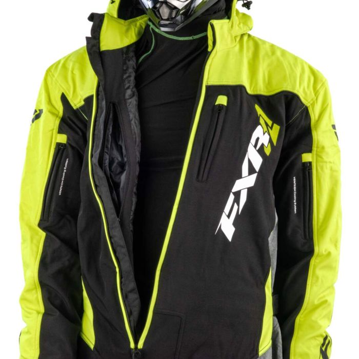 Комбинезон для снегохода FXR Maverick Lite №1 lemon-green (тесктиль) (XL)