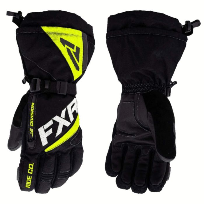Перчатки для снегохода FXR Fuel №4 yellow-green (XXL)