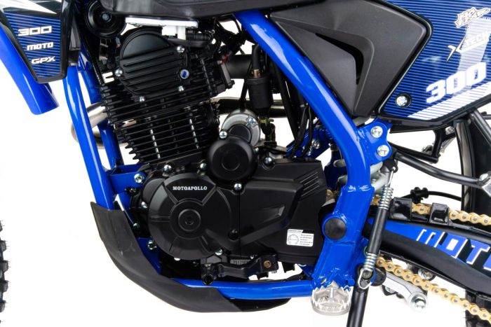 Мотоцикл Кросс Moto Apollo M4 300 EFI (175FMM PR5) синий