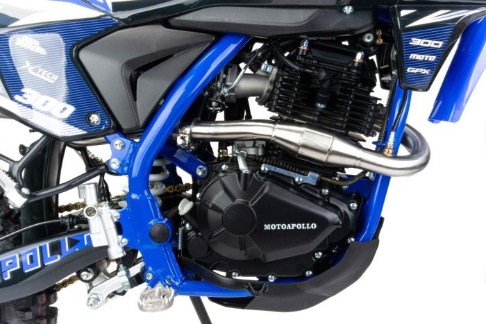 Мотоцикл Кросс Moto Apollo M4 300 EFI (175FMM PR5) синий