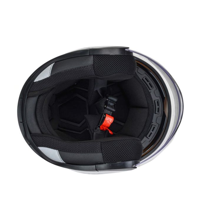 Шлем мото открытый HIZER 250 №2 (L) white