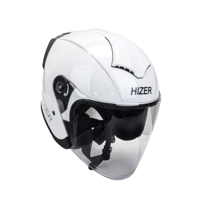 Шлем мото открытый HIZER 250 №2 (L) white