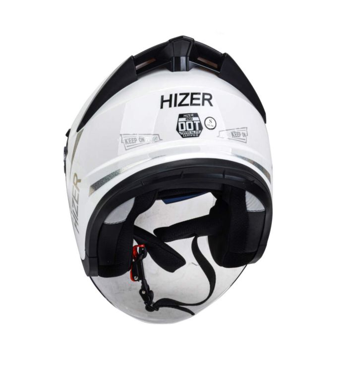 Шлем мото открытый HIZER 250 №2 (XL) white
