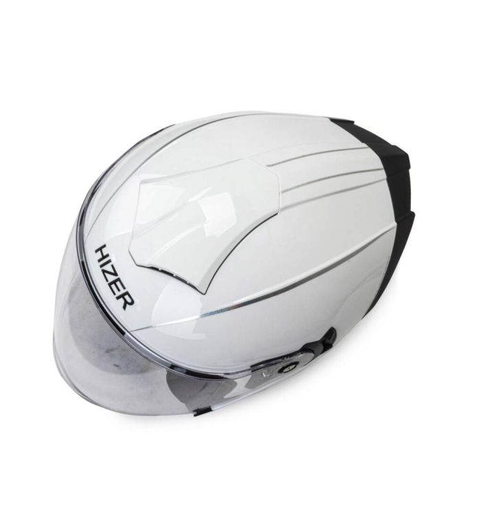 Шлем мото открытый HIZER 250 №2 (XL) white