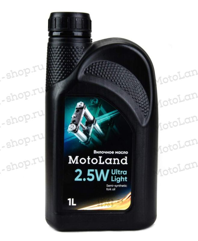 Масло гидравлическое MOTOLAND Fork oil Ultra Light 2,5W 1л