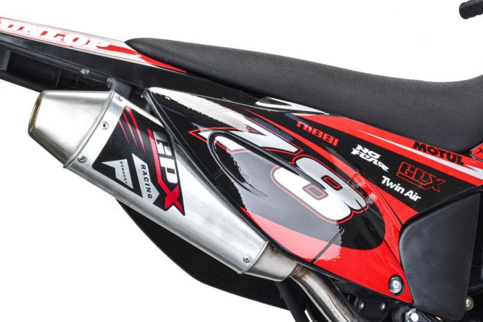 Мотоцикл Кросс Motoland XR300 LITE красный (175FMM)