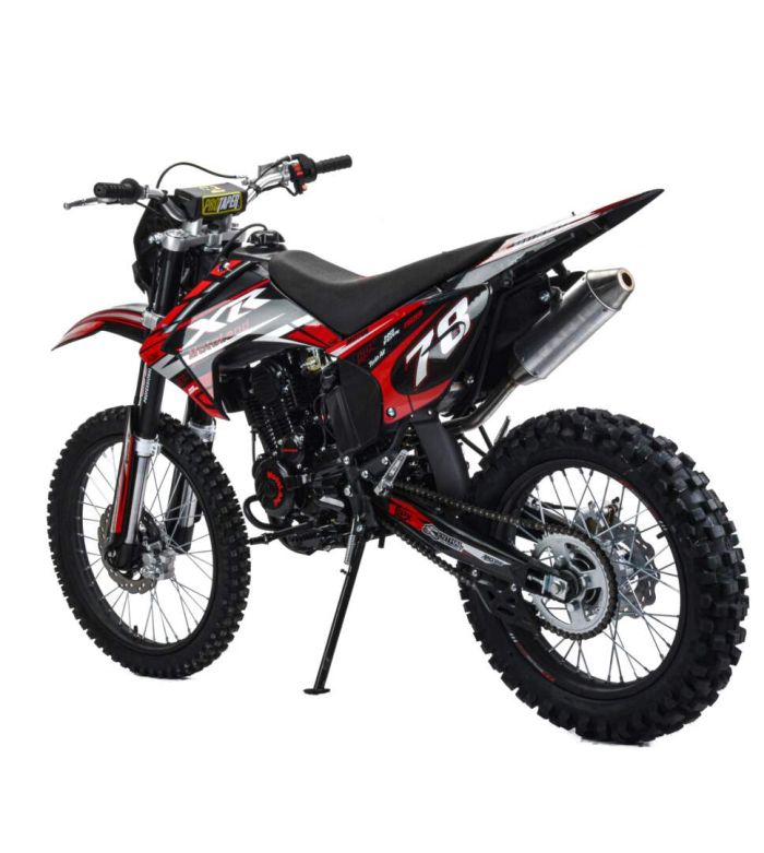 Мотоцикл Кросс Motoland XR300 LITE красный (175FMM)