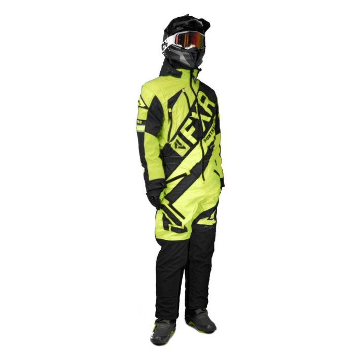Комбинезон для снегохода FXR CX №4 gray-yellow (текстиль) (M)