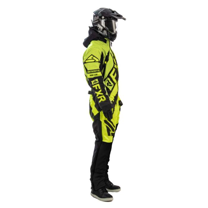 Комбинезон для снегохода FXR CX №4 gray-yellow (текстиль) (M)