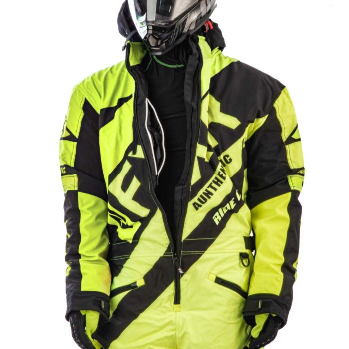 Комбинезон для снегохода FXR CX №4 gray-yellow (текстиль) (M)
