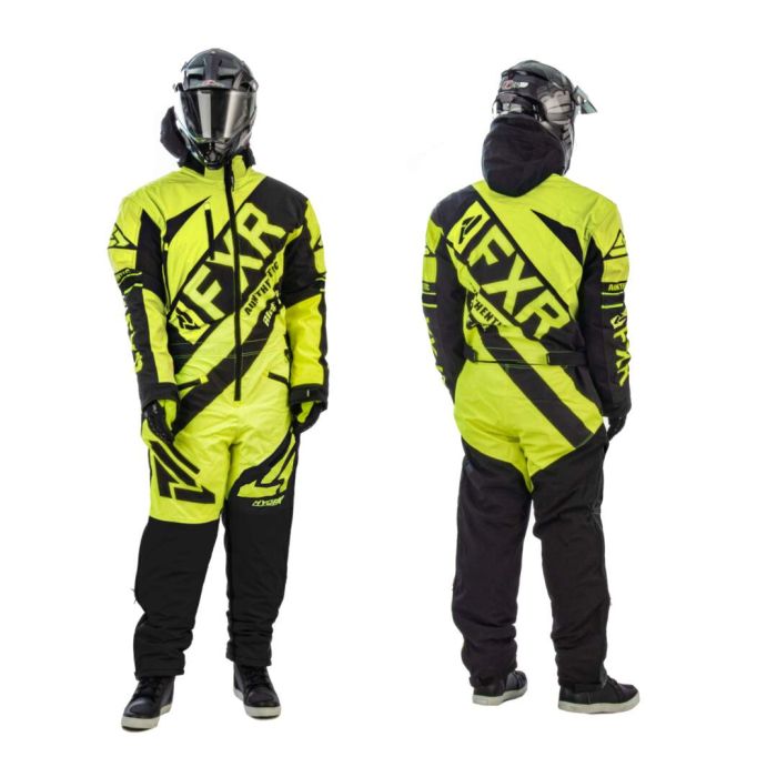 Комбинезон для снегохода FXR CX №4 gray-yellow (текстиль) (M)