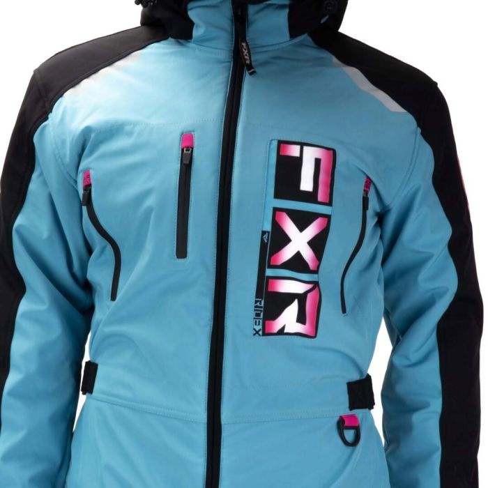 Комбинезон для снегохода (женский) FXR RECRUIT F.A.S.T. №5 blue-black (текстиль) (M)
