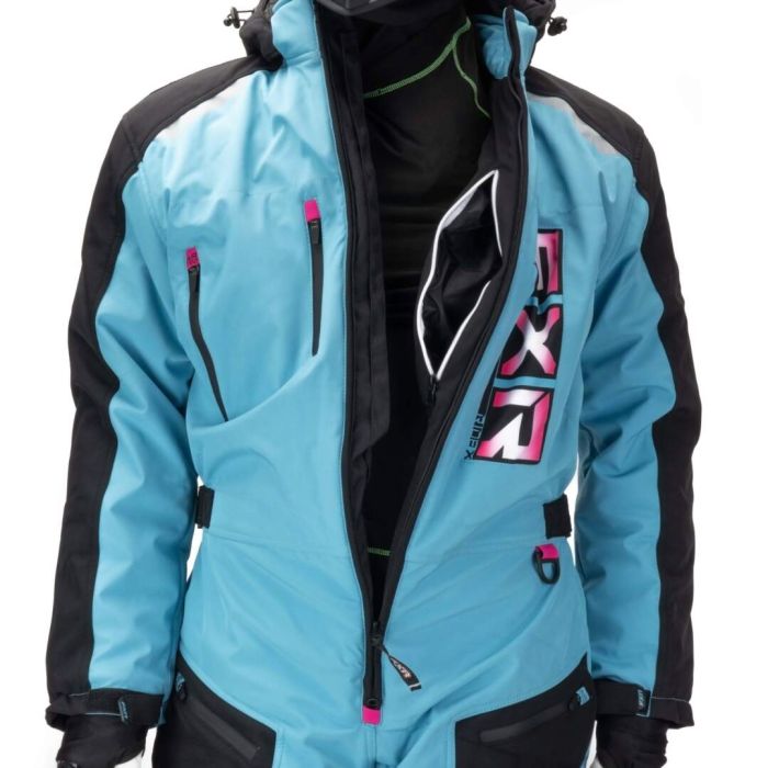 Комбинезон для снегохода (женский) FXR RECRUIT F.A.S.T. №5 blue-black (текстиль) (L)