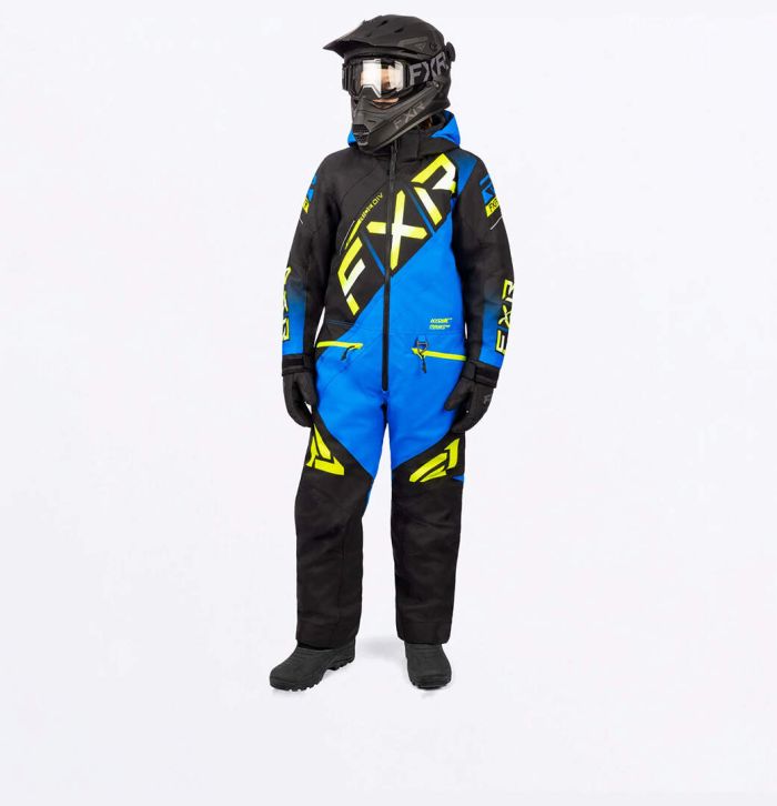 Комбинезон для снегохода (детский) FXR CX №6 blue-black (текстиль) (16Y)