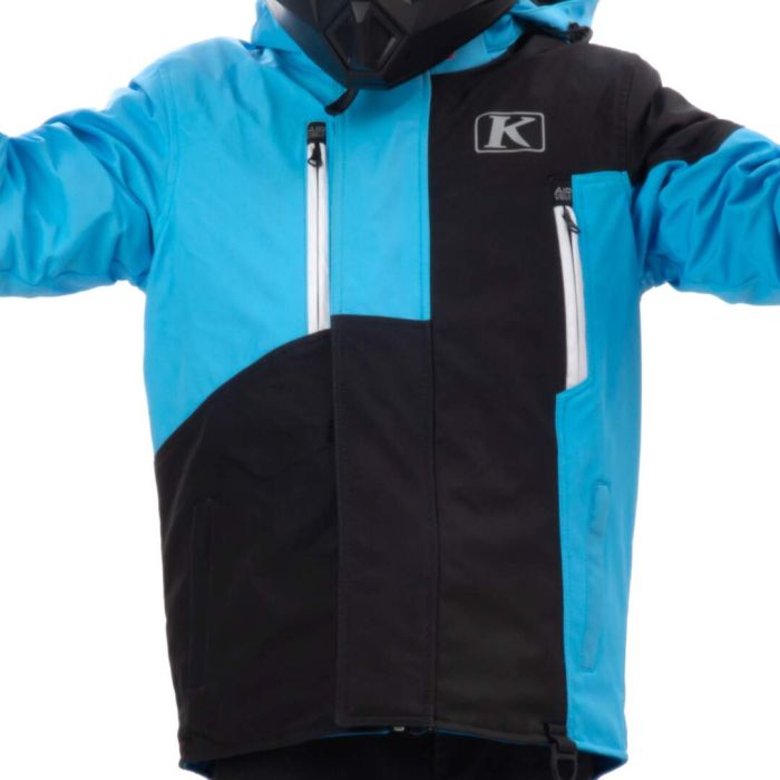 Куртка для снегохода (детская) KLIM KOMPOUND №3 black-blue (текстиль) (10Y)