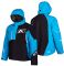 Куртка для снегохода (детская) KLIM KOMPOUND №3 black-blue (текстиль) (10Y)