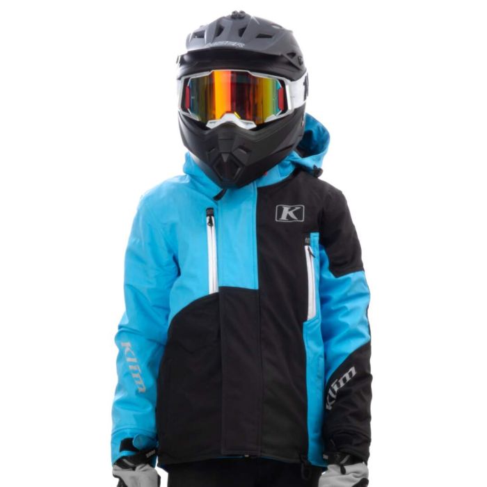Куртка для снегохода (детская) KLIM KOMPOUND №3 black-blue (текстиль) (14Y)