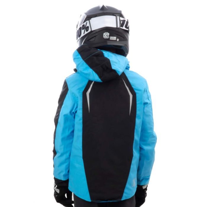Куртка для снегохода (детская) KLIM KOMPOUND №3 black-blue (текстиль) (14Y)