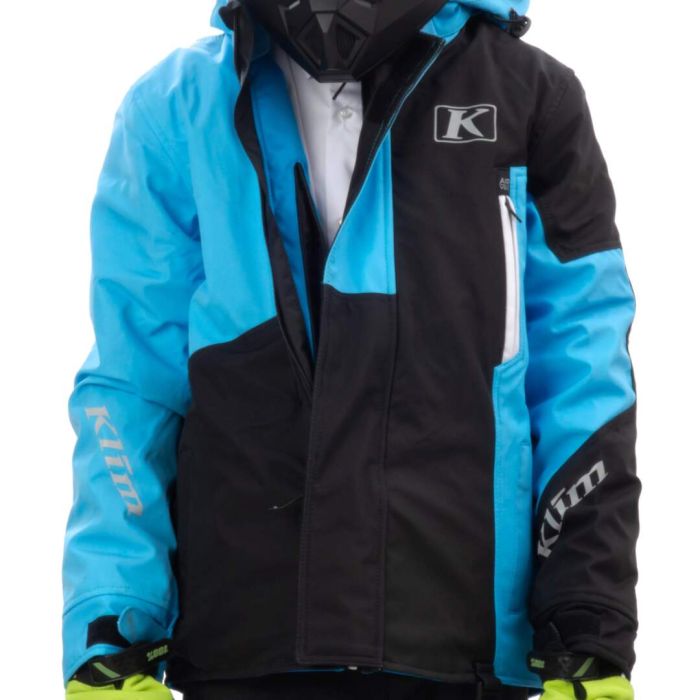 Куртка для снегохода (детская) KLIM KOMPOUND №3 black-blue (текстиль) (14Y)