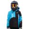 Куртка для снегохода (детская) KLIM KOMPOUND №3 black-blue (текстиль) (16Y)