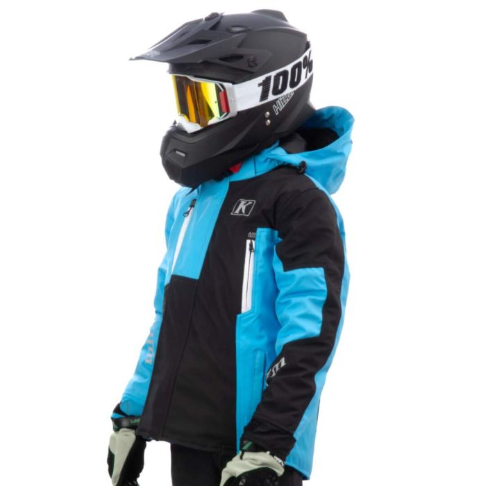 Куртка для снегохода (детская) KLIM KOMPOUND №3 black-blue (текстиль) (16Y)