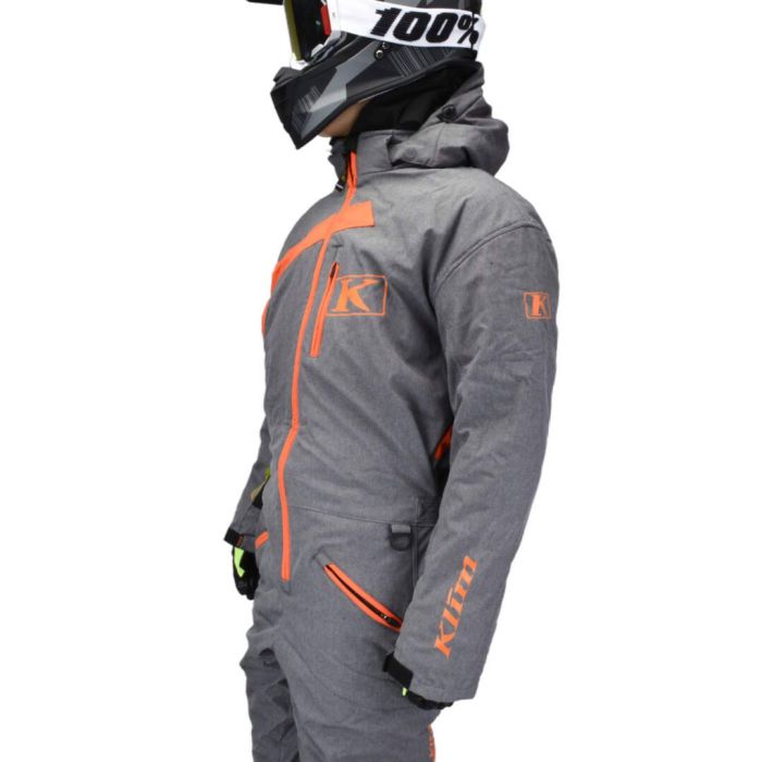 Комбинезон для снегохода KLIM RIPSA ONE-PIECE №2 gray-orange (текстиль) (S)