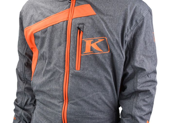 Комбинезон для снегохода KLIM RIPSA ONE-PIECE №2 gray-orange (текстиль) (M)